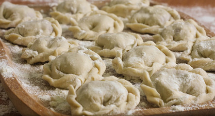 Dumplings with meat