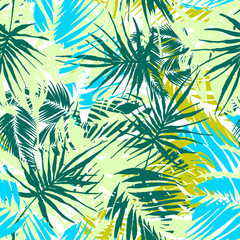 Exotic seamless tropical pattern.