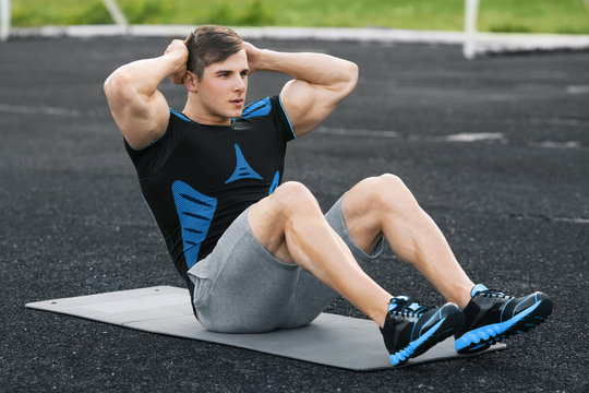 Man Doing Sit Ups · Free Stock Photo