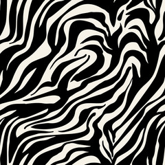 Seamless brushpen textile doodle pattern grunge texture