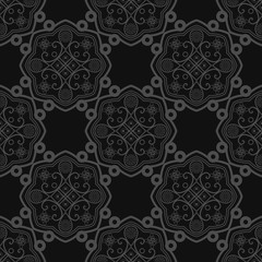 Islamic seamless oriental pattern, Abstract vector seamless ornament.