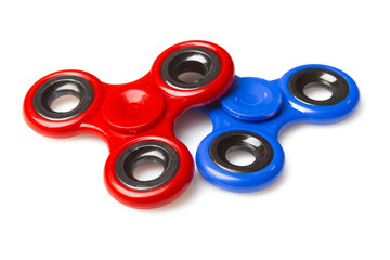 spinner stress relieving toy isolated