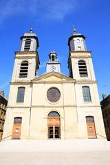 Historic church in Sedan, Ardennes, France