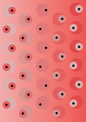 Geometric abstract circles background