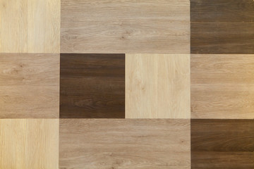 square pattern wood background