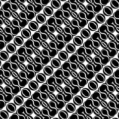 Design seamless monochrome decorative pattern