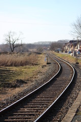 Fototapeta premium Tracks in the Country