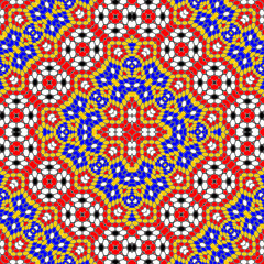 Design seamless colorful mosaic pattern
