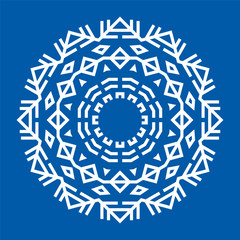 Greek Ornament for Decoration. Circular Abstract