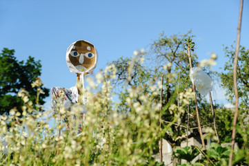 Scarecrow on the garden.
