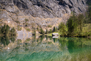 Beautiful reflections at Lake Obersee