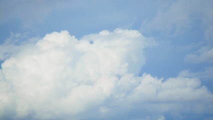 Blue sky with clouds background and textures. 