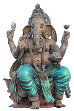 Ganesha Lord of Success on isolate background