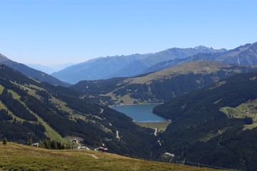 Naklejka premium Panorama am Isskogel Zillertal Arena Gerlos