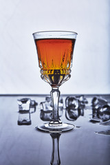 Cocktail with whiskey