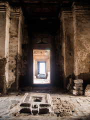 Phra Prang Sam Yot, the Khmer temple in Lopburi, Thailand