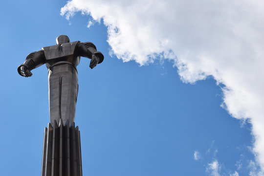 Gagarin Monument In Moscow