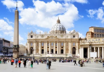 Gordijnen St. Peter's Square, Vatican, Rome © fabiomax