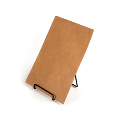 Envelopes of kraft paper on a white background