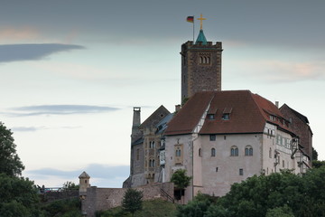 Die Wartburg bei Eisenach in Thüringen