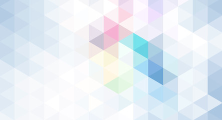 Fototapeta premium Abstract geometric background in blue color