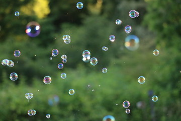 bubbles outside fun kids outdoors