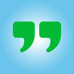 Speech icon. Dialog symbol. Chat quote sign.