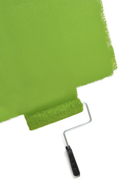 Paint Roller Painting Wall