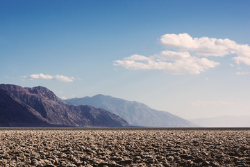 Devil's Golf Course in Death Valley National Park in California