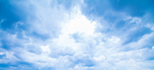 Blue Sky And Clouds. peaceful sky and cloud in good weather day. Sky And Clouds in day time. Sky background.