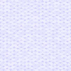 Violet checkered triangle pattern. Seamless vector background