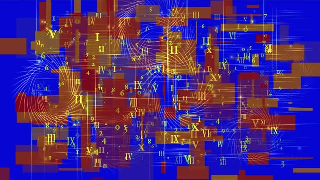 4k Abstract computer business square swirl number,alphabet matrix,finance market,information data,decryption encryption passwords,digital technology science,time space,computing info background.