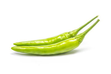 Small green pepper, Small Green Hot Peppers