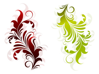 Vintage  design elements set for retro design.