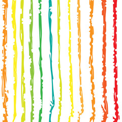 Seamless summer pattern. Sailor bands hipper background. Manual strokes, rainbow. Vector illustration.