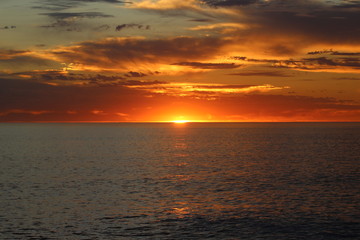 Sunset on the Ocean