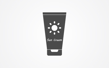 Sun cream icon