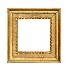 Gold frame for paintings, mirrors or photos or background