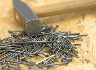 Hammer und Nägel,  Hammer and nails