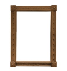 Wooden frame for paintings, mirrors or photos or background