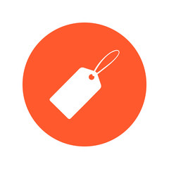 Sale tags icon. Price labels percent sale off. Flat design style. Badge tag, a price tag, discount.