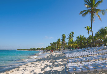 Catalina island - Playa de la isla Catalina - Caribbean tropical sea