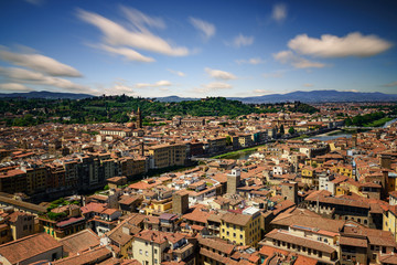 Florence during summer day, Florence, Italy
