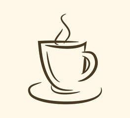 Cup ,mug, of hot drink ,coffee, tea etc.