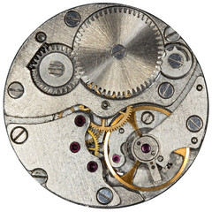 The mechanism of old watches