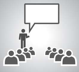 Presentation - Blank on white background