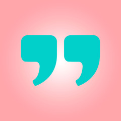 Speech icon. Dialog symbol. Chat quote sign.