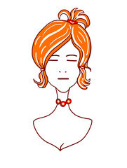 emoj woman face expression smile 