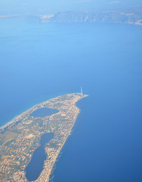 Sicilia - Capo Peloro - veduta aerea