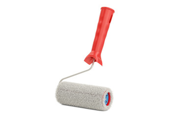 Roller brush, 3D rendering